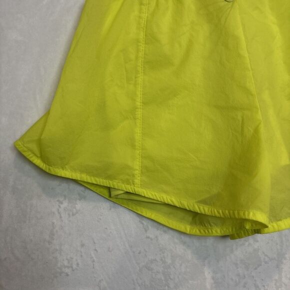 Gymshark Pulse 2 In 1 Women's Lined Neon Yellow Athletic Shorts Size Medium NWOT - Picture 4 of 16